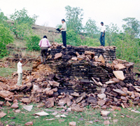 Rock Shelters, Two Buddhist Stupas and other Remains Monument